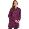 Woman Within Plus Size Chenille Cowlneck Sweater(Jewel Space Dye)