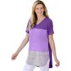 Dark Purple Colorblock