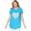 Paradise Blue Heart Placement