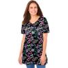 Black Multi Floral