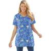 French Blue Jacquard Floral