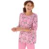 Delicate Pink Jacquard Floral