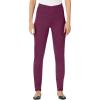 Woman Within Plus Size Pull-On Elastic-Waist Stretch Fineline Denim Jeans(Deep Claret)