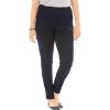 Woman Within Plus Size Pull-On Elastic-Waist Stretch Fineline Denim Jeans(Indigo Sanded)