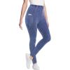 Woman Within Plus Size Tall Stretch-Cotton Knit Pull-On Pocket Leggings(Stone Wash)