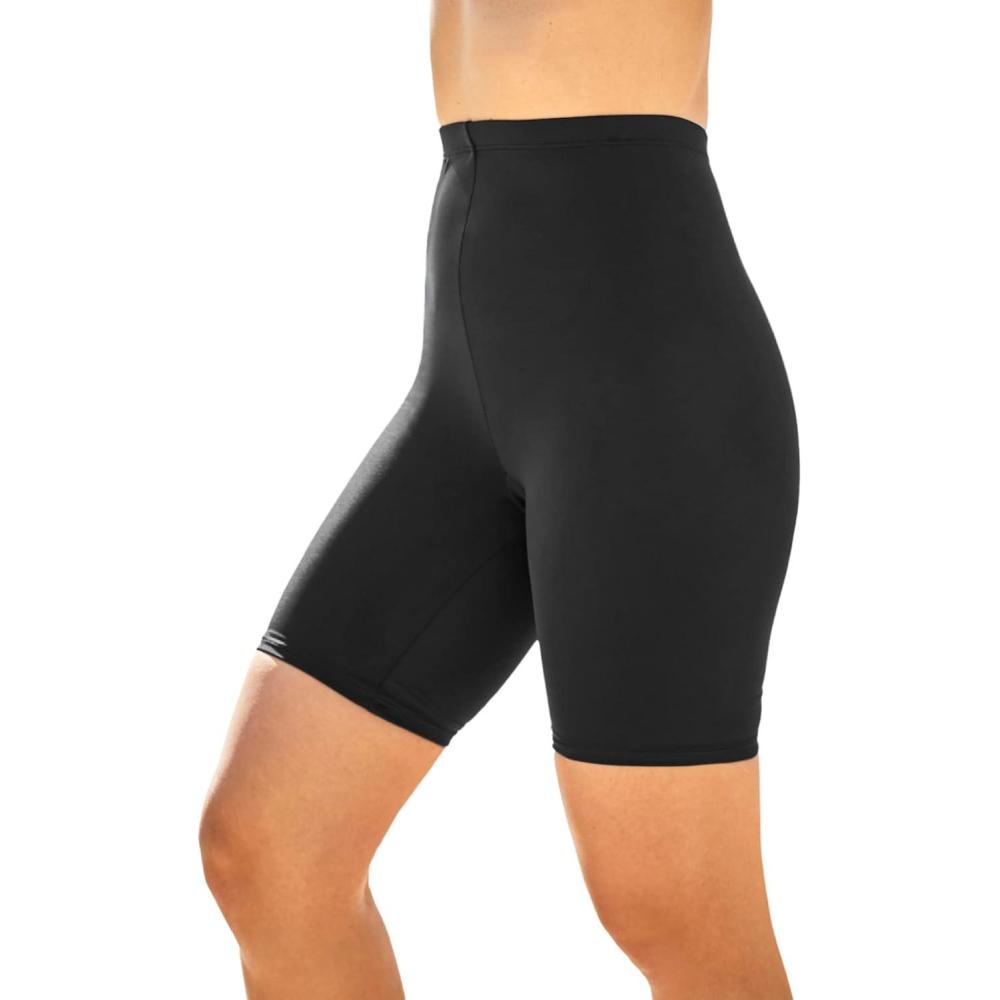 image:imageSwim 365 Womens Plus Size Tummy Control Swim ShortBlack