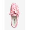 Comfortview Women’s Wide Width The Anzani Sneaker(Pink Feather)