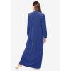 Only Necessities Plus Size Smocked Velour Long Robe