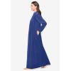 Only Necessities Plus Size Smocked Velour Long Robe