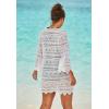 Swim 365 Women’s Plus Size Scallop Lace Cover Up(Black)