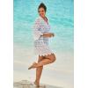 Swim 365 Women’s Plus Size Scallop Lace Cover Up(White)