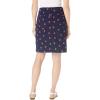 Woman Within Plus Size Adjustable Waist Chino Skort(Natural Khaki)