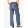 Woman Within Plus Size Pull-On Wide-Leg Denim Jean(Medium Stonewash)