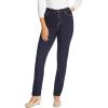 Woman Within Plus Size Slim-Leg Stretch Comfort Denim Five-Pocket Jeans(Indigo)