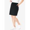 Woman Within Plus Size Stretch Cotton Skort(Multi Graphic Floral)