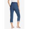 Woman Within Plus Size Stretch Denim Five-Pocket Girlfriend Jeans(Medium Stonewash)
