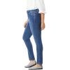 Woman Within Plus Size Stretch-Denim Slim-Leg Five-Pocket Jeans(Black Denim)