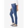 Woman Within Plus Size Stretch-Denim Slim-Leg Five-Pocket Jeans(Medium Stonewash)