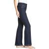 Woman Within Plus Size Tall Stretch Denim Five-Pocket Bootcut Jeans(Black Denim)