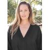 Woman Within Women’s Plus Size Crochet Dress Cover-Up(Black)
