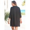Woman Within Women’s Plus Size Crochet Dress Cover-Up(White)