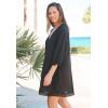 Woman Within Women’s Plus Size Crochet Dress Cover-Up(White)