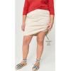 ellos Plus Size Stretch Chino Mid-Rise Skort(Dark Basil)