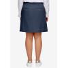 ellos Plus Size Stretch Chino Mid-Rise Skort(Navy)