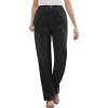 Woman Within Plus Size Petite 7-Day Corduroy Straight-Leg Pant – 34 W, Black