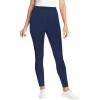 Woman Within Plus Size Petite Stretch Cotton Cozy Legging(Navy)