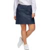 ellos Plus Size Stretch Chino Mid-Rise Skort(Slate)