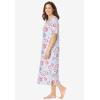 Dreams & Co. Plus Size Long Print Sleepshirt(Multi American Dreaming)