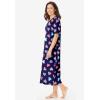 Dreams & Co. Plus Size Long Print Sleepshirt(Navy Americana Heart)