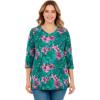 Emerald Tropical Bloom