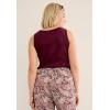 ellos Plus Size 3-Pack Sleeveless Tank(Midnight Berry Pack)