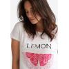 ellos Plus Size Graphic Scoop Neck Tee(White Heart)