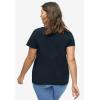 ellos Plus Size Love Graphic Tee(Black Rock and Roll)