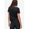 ellos Plus Size Love Graphic Tee(Black Zebra Heart)