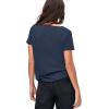 ellos Plus Size Love Graphic Tee(Navy Flower Bouquet)