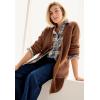 ellos Plus Size Plaid Flannel Shirt(Pale Indigo Plaid)