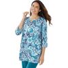 Deep Teal Floral Patchwork