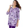 Radiant Purple Floral Patchwork