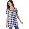 Navy Buffalo Plaid