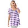 Purple Orchid Buffalo Plaid