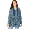 Navy Cobalt Rose Garden