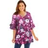 Deep Claret Multi Floral