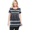 Black Patchwork Stripe