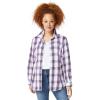 Purple Ivory Plaid