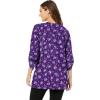 Woman Within Plus Size 7-Day Layered-Look Tunic(Pine Ditsy Bouquet)