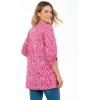 Woman Within Plus Size 7-Day Layered-Look Tunic(Raspberry Etch Floral)